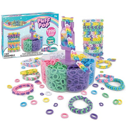 Rainbow Loom Puff Pop Fluff Band Bracelet Making Kit, DIY Craft 7+ - style: Puff Pop Set