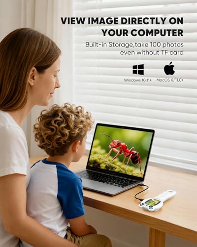 Microscope for Kids, Mini Pocket Handheld Kid Microscope for Toddlers, Educational Science Kit Toys, Christmas Birthday Gifts Toys for 3 4 5 6 7 8 9 10 Year Old - Panda - color: Panda