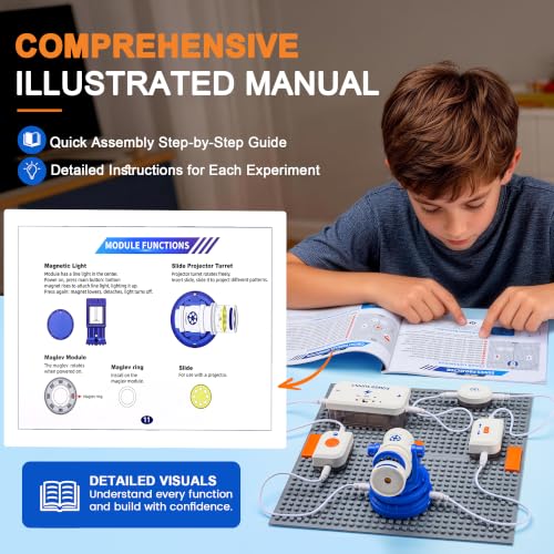 Science Kits for Kids with 66 PCS DIY Circuit Parts & 1200+ Projects