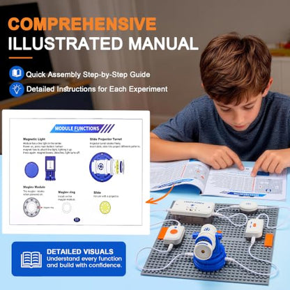 Science Kits for Kids with 66 PCS DIY Circuit Parts & 1200+ Projects