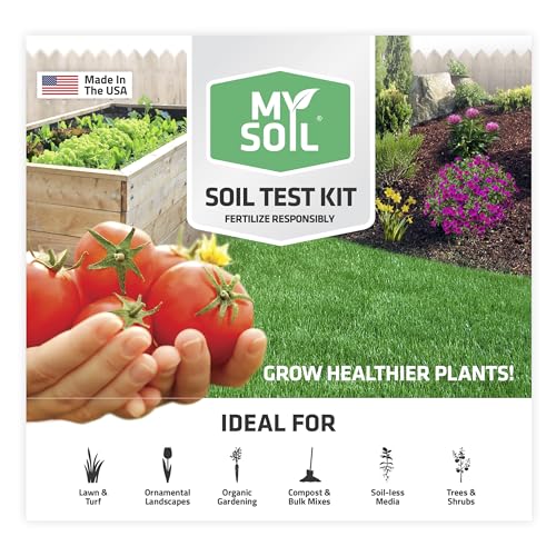 MySoil Soil Test Kit, Unlock Your Lawn & Garden Potential, Complete & Accurate Nutrient and pH Analysis with Recommendations Tailored to Your Soil and Plant Needs - size: 1 Kit