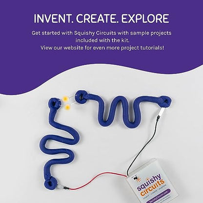 Squishy Circuits Lite Kit - Add-On Kit with an Additional Battery Holder - Explore Electrical Circuits with Play Dough - STEM Science Kits for Kids Age 8-12 - Used in Homes, Classrooms, and More! - style: Lite Kit