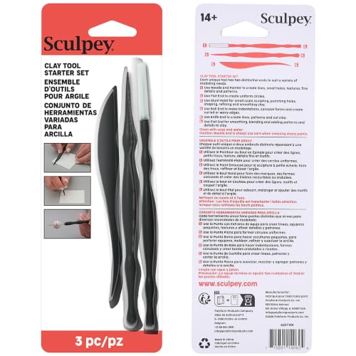 Polyform Various Sculpey Clay Tool Starter Set