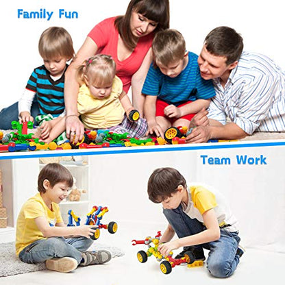 Kids STEM Building Toys for 3 4 5 6 7 8+ Year Old Boys Girls Birthday Gifts - style: 110pcs