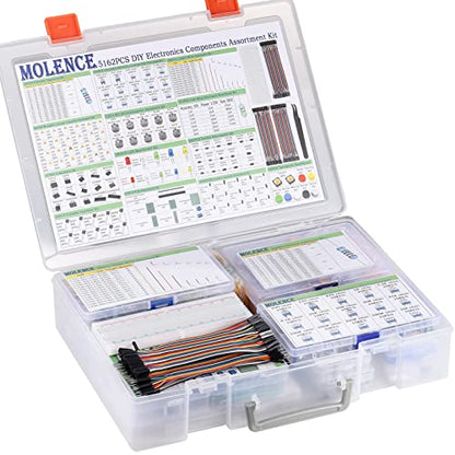 5162pcs DIY Electronics Components Kit Assortment