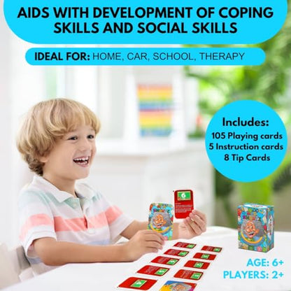 Thought-Spot Mad Smartz Anger Management & Social Skills Game for Kids & Teens | Impulse Control & CBT Tool for Emotional Regulation | for Home, School, or Therapy | Autism & ADHD Must-Have