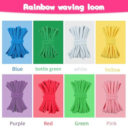 Kqiang Weaving Loom Kit for Adults: Potholder Loom Kit DIY Arts and Crafts for Adults, Easy Rainbow Loom Knitting for Beginners,Gift Ideas