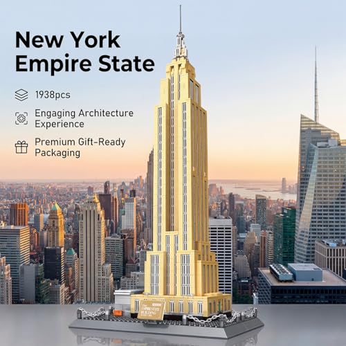 New York Empira State Building Set for Adults 1938pcs - style: New York Empira State