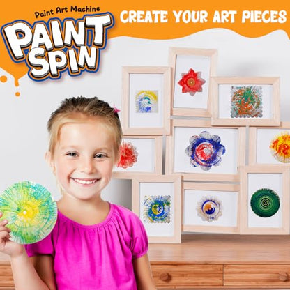 Spin Art Machine for Kids, Paint Spinner Arts & Crafts Kit for Ages 4-12 - color: Blue