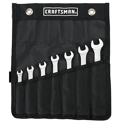 CRAFTSMAN SAE WRENCH SET IN POUCH, 7PC (CMMT21085) - style: SAE Wrench Set