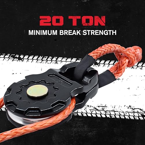 GearAmerica Ultra Snatch Block Pulley 20T - Aluminum, Black - Off-Road - color: Ultra Black