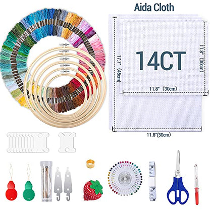 LoDrid Embroidery Kit, Embroidery Project Bag with Embroidery Kit, Totem - color: Totem