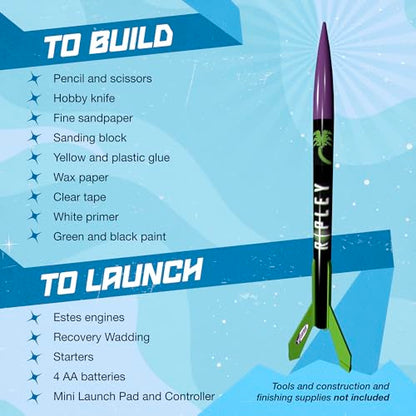 Estes 0653 Ripley Rocket Intermediate Model-Rocket Kit