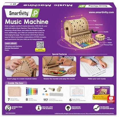 Smartivity DIY Music Machine Toy for Kids 8-14 Years