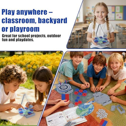 NewFamily Magnetic Science Kit for Kids, 12-in-1 STEM Physics Experiment Kit, Hands-On Magnetism Learning Toy, Ages 6 7 8 9 10 11 12