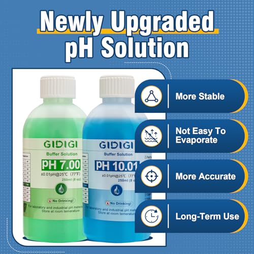 pH Meter Calibration Buffer Includes pH 7.00, 10.01 and Storage Solution - color: Blue