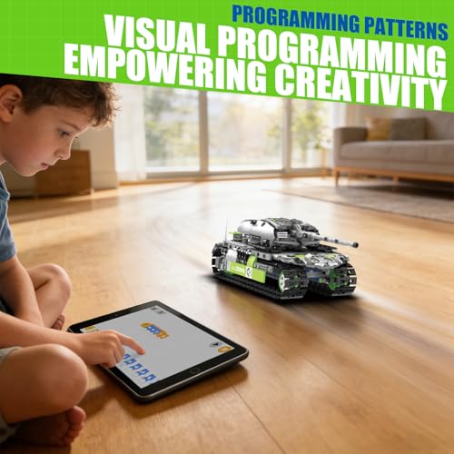 HPROMOT STEM Robot Building Kit for Kids Ages 8-16 | 757 PCS 5-in-1 APP & Remote Control Coding Robot Toy | 4 Control Modes | Engineering Educational Gift for Boys Girls Teens - color: T1120