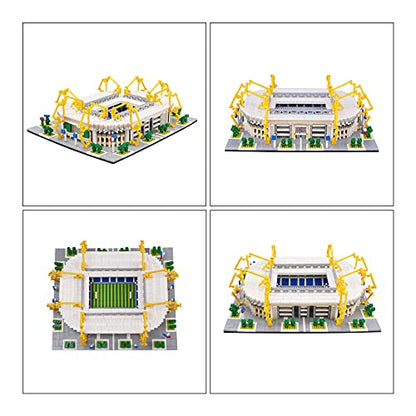 Micro Mini Blocks, Football Stadium Series Model Mini Building Blocks Architecture Model Building kit (Signal Iduna Park) - color: Signal Iduna Park