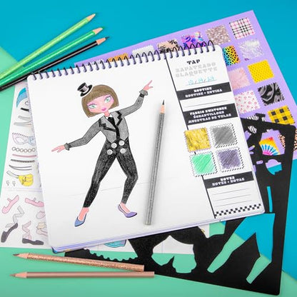 Fashion Angels I Just Wanna Dance Fashion Sketch Set - color: I Just Wanna Dance
