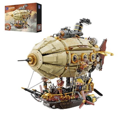 PANTASY Steampunk Airship Building Set for Adults - size: Steampunk Airship