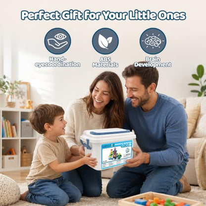 Magnetic Robot Building Toy, STEM Magnet Monster Toys Set for Kids Age 3-5 - color: Monster