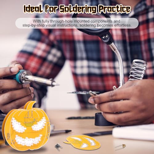 PEMENOL Halloween Pumpkin Soldering Kit