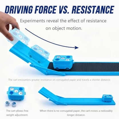 Physics Mechanics Lab Kit, Physics Experiment Set with Balance Scale Pulley