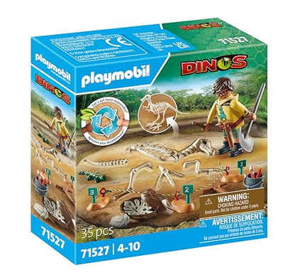 PLAYMOBIL 71527 Dinos Archaeological Excavation with Dinosaur Skeleton, from 4 Years