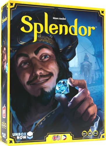 Asmodee Splendor Gem Trading Strategy Board Game, 2-4 Players