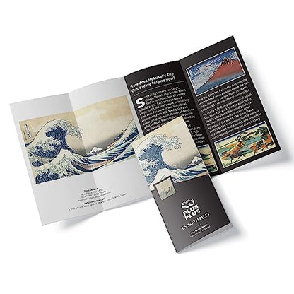 PLUS PLUS Inspired Hokusai The Great Wave- Art History Building Set 350 pc - color: Hokusai, the Great Wave