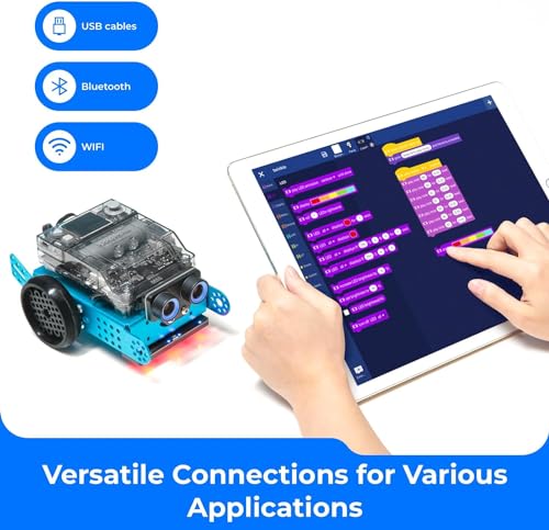 Makeblock mBot2 Coding Robot for Kids, Code Learning Support Scratch & Python Programming, Robotics Kit for Kids Ages 8-14 and up, Building STEM Robot Toys Gifts for Boys Girls (Pack of 2) - size: Set of 1 (Pack of 2)