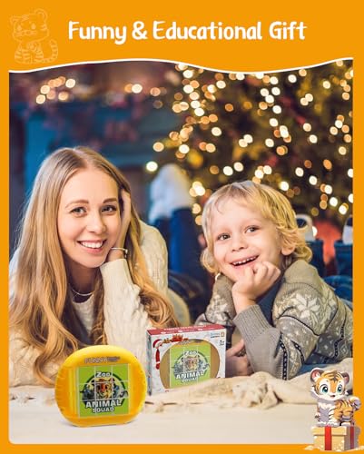 Rotating Puzzle for Toddlers Kids 3+, Travel Essentials Toys - color: Zoo Animal Squad