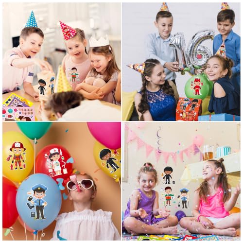 Career Make Your Own Stickers 24 Sheets, Kids Party Crafts & Learning - color: Occupationpost