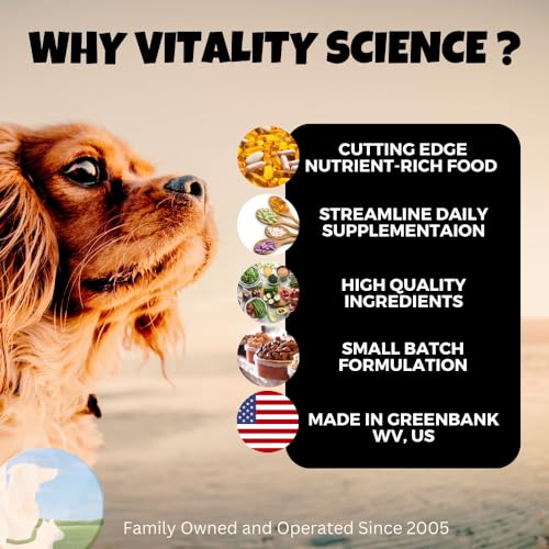 Vitality Science Advanced Immune Restoration Supplements for Dogs | Intense Regeneration Protocol | Helps with Pain Relief (Small) - size: Small