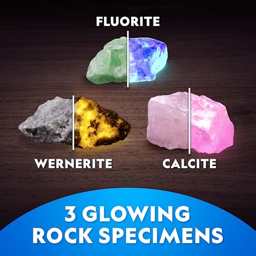 National Geographic Glow-in-the-Dark Rock and Dinosaur Dig Kit for Kids - style: Glow-in-the-Dark Dig Brick