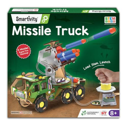 Smartivity DIY Military Vehicle Truck Toy for Kids 8-14 Years - style: Military Truck