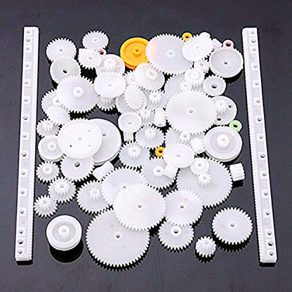 75 Type Plastic Crown Gear Single Double Reduction Gear Worm Gear (Original Version)