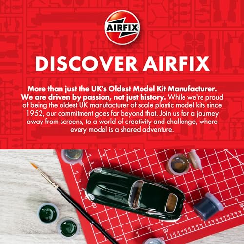 Airfix Model Tank - A02302V Buffalo Willys MB Jeep, Plastic Model Kits for Adults & Kids 8+, 1:76 Scale, Skill Level 2, WW2 Theme Military Models, World War 2 Tanks - style: Buffalo Willys MB Jeep