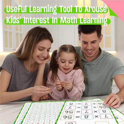 8 Packs Number Bond Whiteboards,Double Sided Dry Erase 1-12 Multiplication Chart Board Writable and Erasable White Board for Kids, Students,Classroom and Home (Each Measures 12” x 9”) Mathematics - color: Multiplication Learning Cards