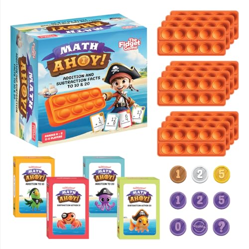 The Fidget Game Math Ahoy – Addition & Subtraction Game for Grades K-2