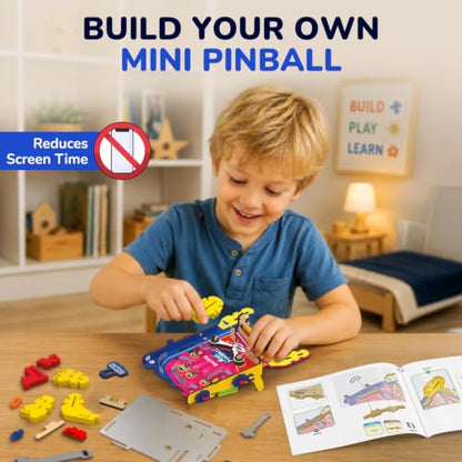 Smartivity Mini Pinball Machine DIY STEM Toy for Kids 6-12 Years - style: Mini Pinball