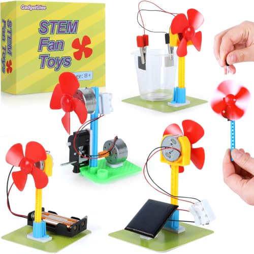 5 Ways to Build a Fan, STEM Science Kits, Electric Circuit Experiments