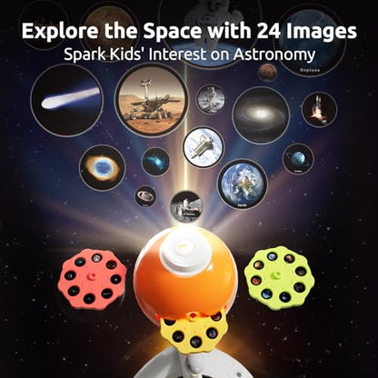Science Can Solar System for Kids, Interactive Talking Solar System Model - color: White