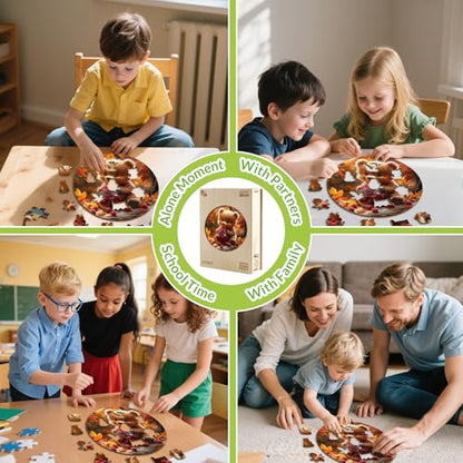 Animal Wooden Puzzles for Kids Ages 6-8 - Berry Bear - color: Berry Bear