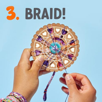 Bright Stripes Dial-A-Design DIY Bracelet Maker Kit with Patterns, Ages 8+ - color: Multicolor, style: Bracelet Maker