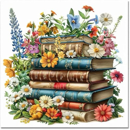Diamond Art Kits for Adults,Book Flower Diamond Painting Kits 14X14 in - color: Wildflowers Book
