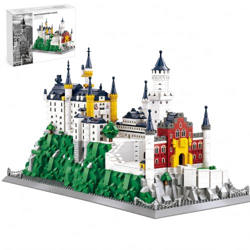 Neuschwanstein Castle Architecture Building Block Set 1969 Pcs - style: Neuschwanstein Castle