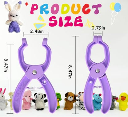 GEOCCI Safety Eye Tool Auxiliary Tool for Attaching Safety Eyes for Crocheting Safety Eyes Crochet Tools for Amigurumi Crochet & Stuffed Animal Eyes Making Supplies Tool（Purple） - color: Purple