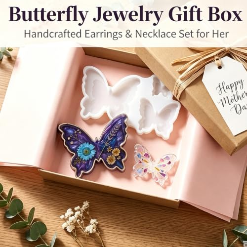 3D Butterfly Resin Mold Silicone for Epoxy Casting Crafts DIY Art - color: Butterfly Resin Mold