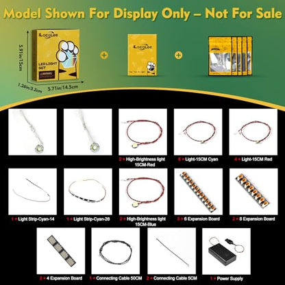 LocoLee Light kit Compatible with Lego 11389 Project Hail Mary - Not Actual Model Only Lights, LED Lighting Compatible with Lego Icons Hail Mary (Standard Version) - style: Standard Version